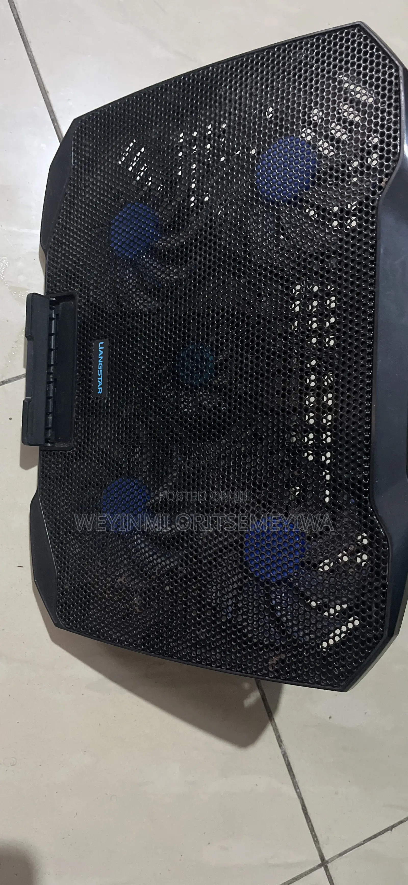 COOLCOLD 5 Fan, Laptop Cooling Pad, Multi-Adjustable + Phone Holder