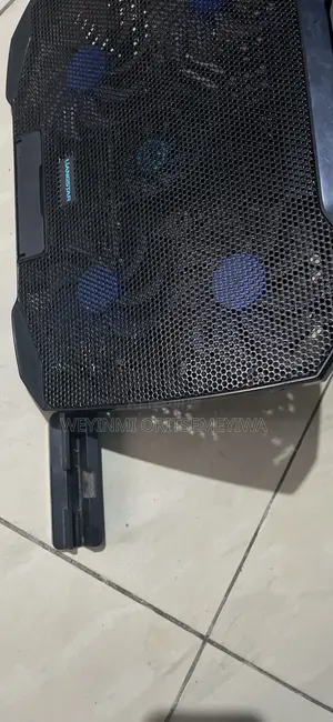 COOLCOLD 5 Fan, Laptop Cooling Pad, Multi-Adjustable + Phone Holder