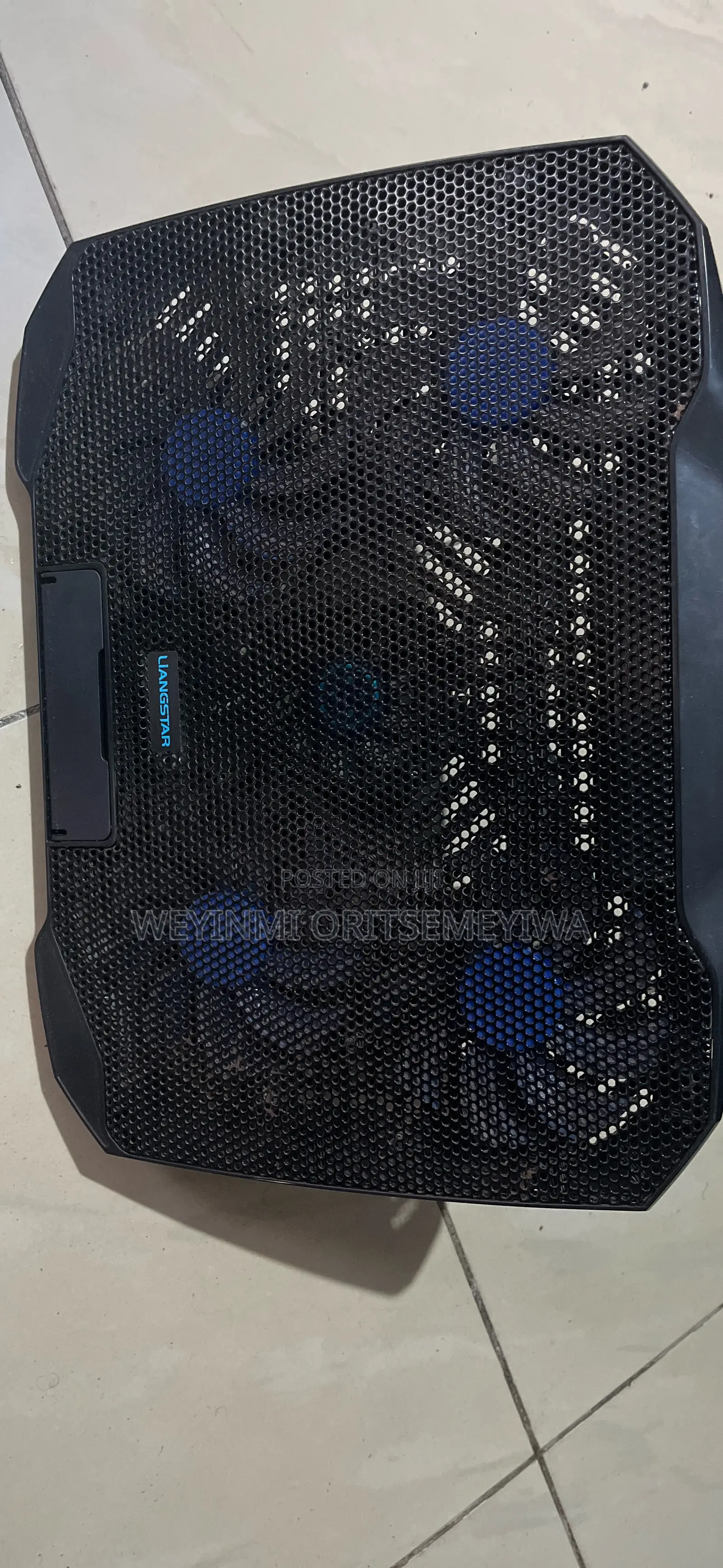 COOLCOLD 5 Fan, Laptop Cooling Pad, Multi-Adjustable + Phone Holder