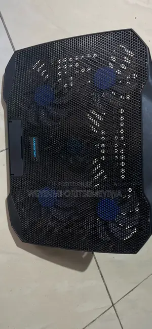 COOLCOLD 5 Fan, Laptop Cooling Pad, Multi-Adjustable + Phone Holder
