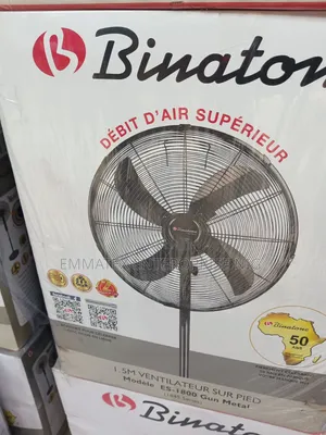 Binatone Stand Fan (1845) Metal Industrial