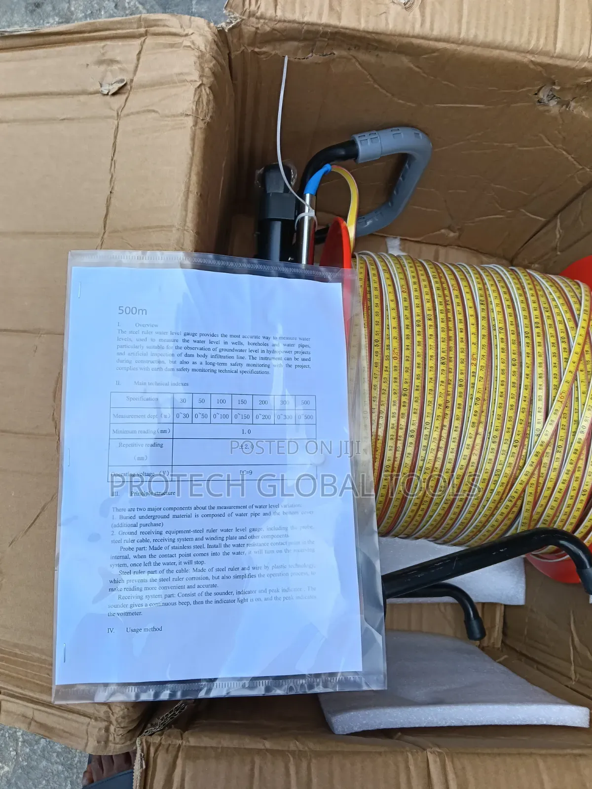 500 Meters Water Level Meter