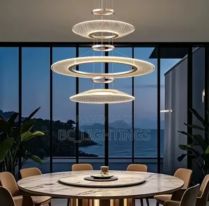 Living Room Duplex Staircase Light Villa for Dining Table Living Room
