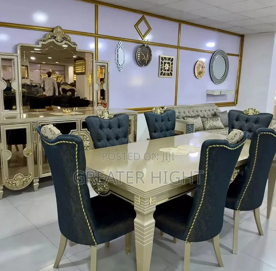 Luxury Dining Table Set 6 Seaters