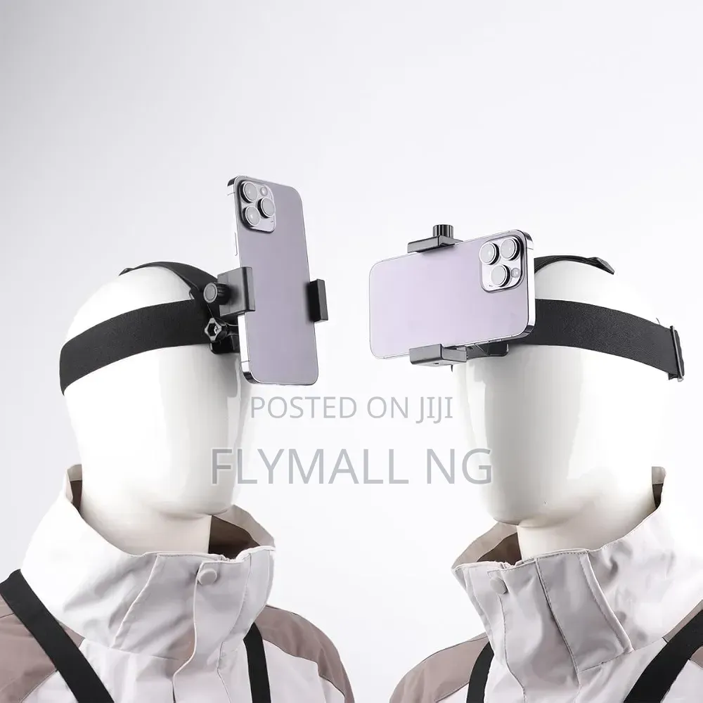 Smartphone Pov / Vlog Head Strap Mount Phone Holder