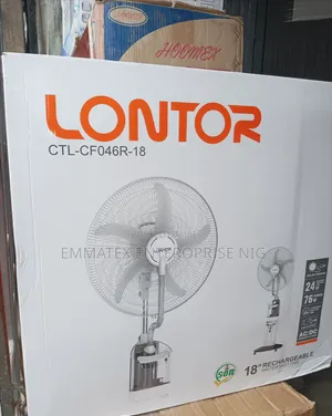 18'"Rechargeable Lontor Mist Fan Stand