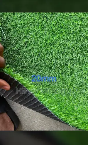 Synthetic Grass and Flowers