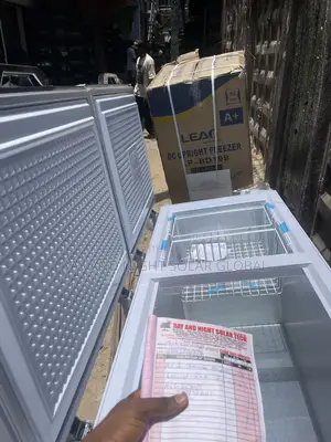 AC/DC Double Door Deep Solar Fridge Scanfrost 10yrs Warranty