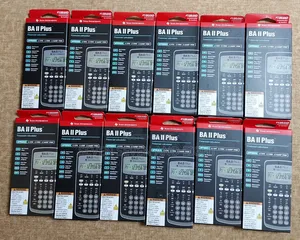 12 Units Texas Instruments BA II Plus Financial Calculator
