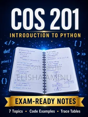 Introduction to Python Programming — Exam-Ready Notes PDF