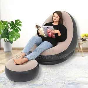 2-in-1 Sofa Lounge Bed Set Recliner With Air Pump