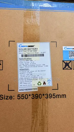 BRAND NEW Cworth Solar Battery 5kw 24volt