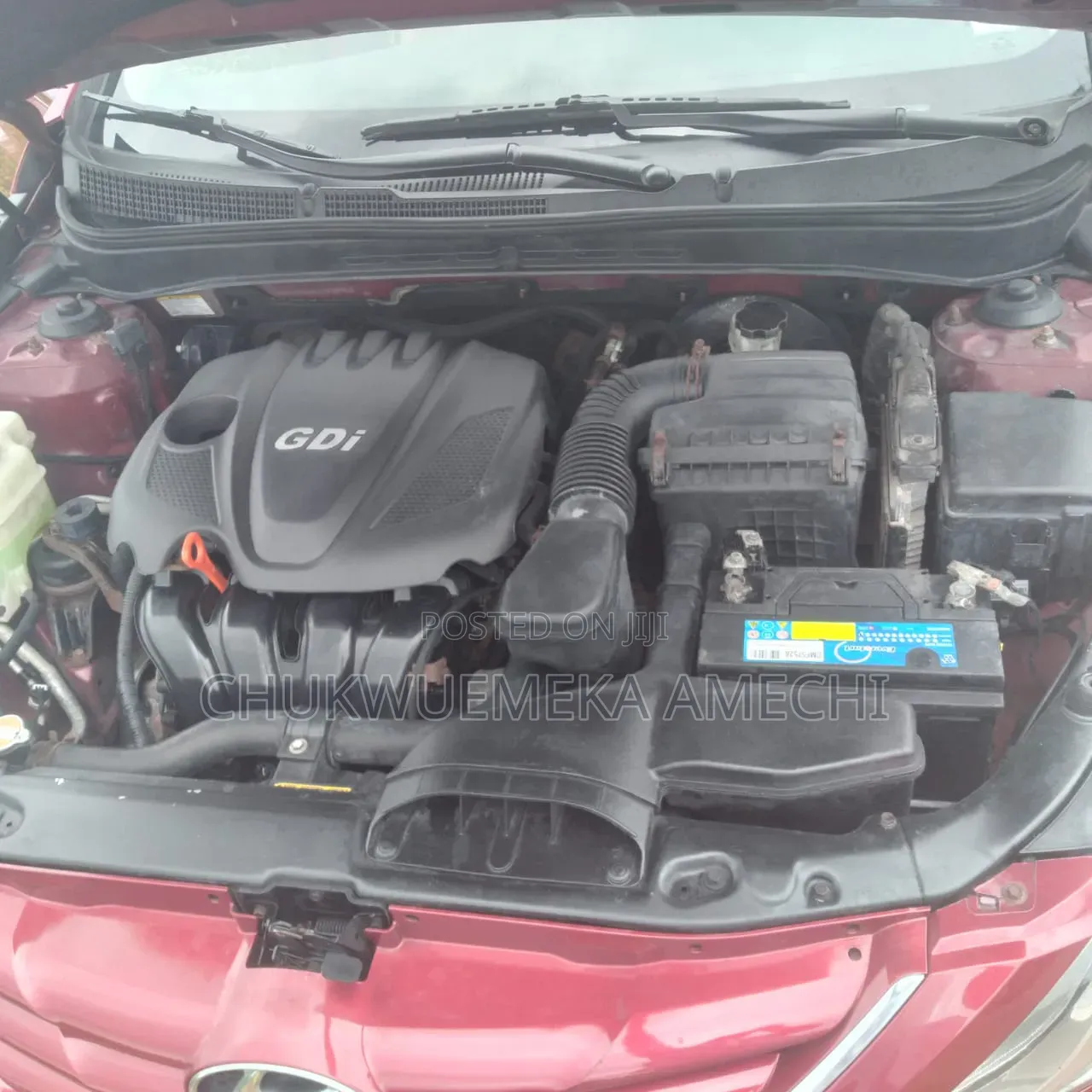 Hyundai Sonata 2011 Red