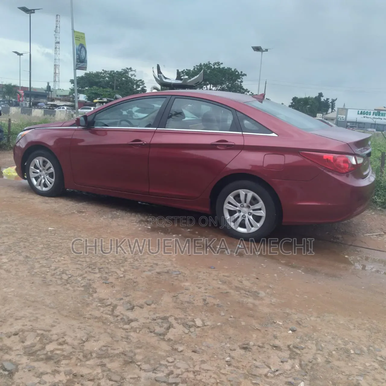 Hyundai Sonata 2011 Red