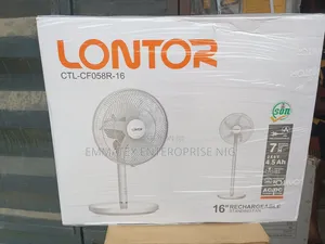 16 " LONTOR Rechargeable Fan Adjustable