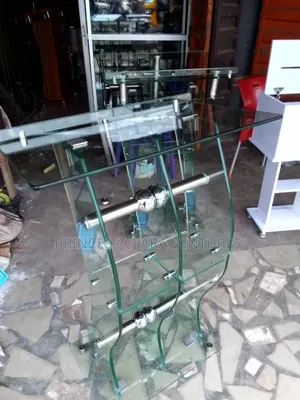 High Quality White Glass Pulpit