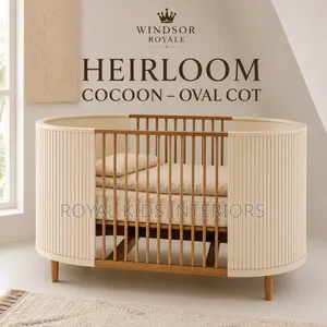 HEIRLOOM COCOON – OVAL COT | Windsor Royale Luxury Baby Crib