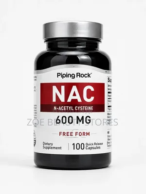 Piping Rock NAC N-Acetyl Cysteine 600mg – 100 Capsules