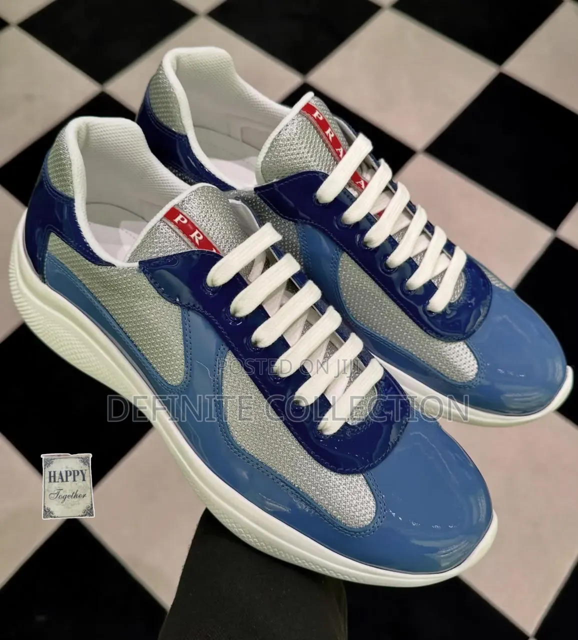 Prada Luxury Glossy Sneakers