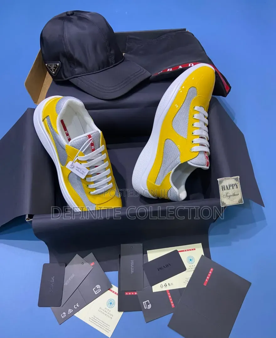 Prada Luxury Glossy Sneakers