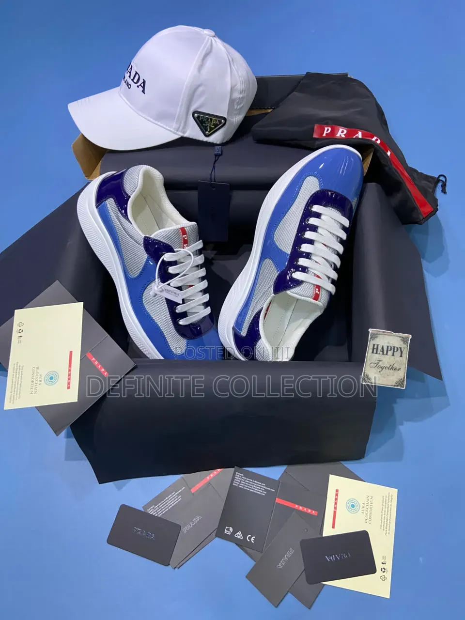 Prada Luxury Glossy Sneakers