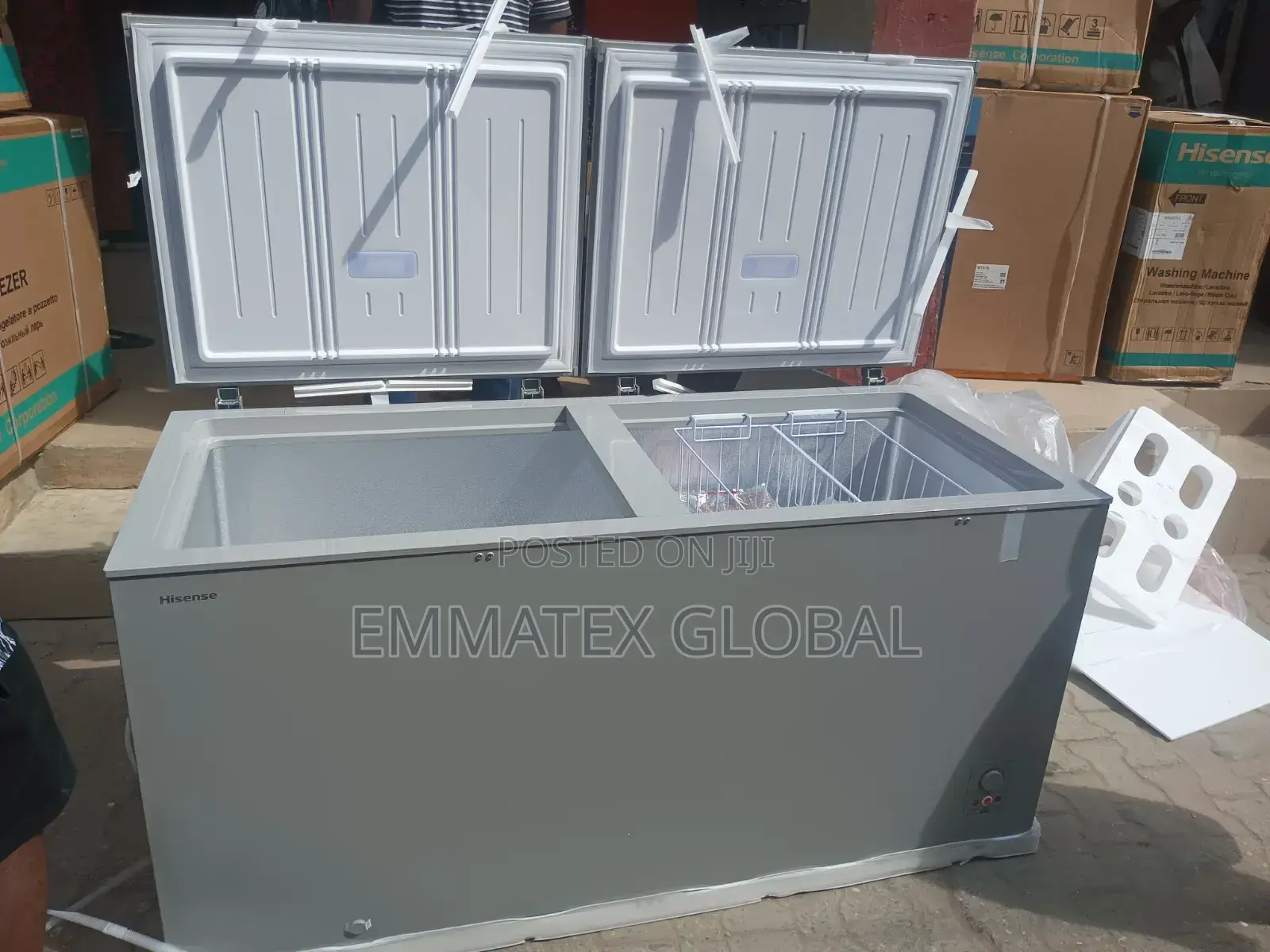 500l Hisense Chest Freezer Double Door 66dd