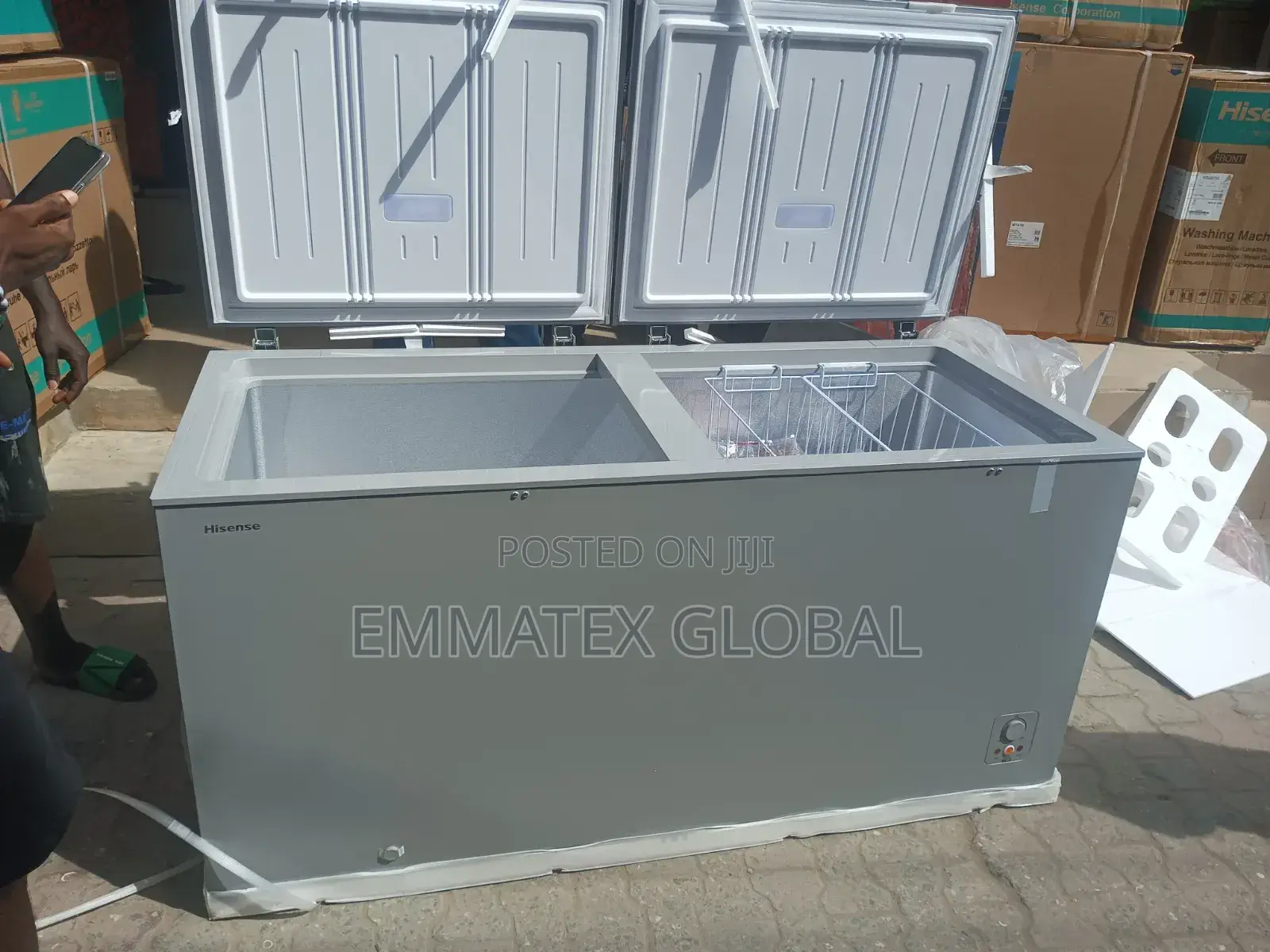 500l Hisense Chest Freezer Double Door 66dd