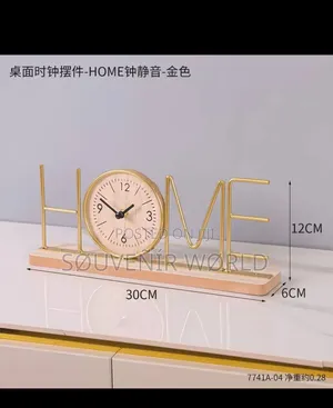 Home and Love Clock Decor