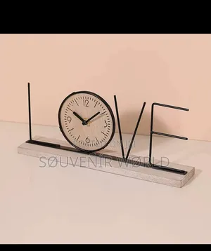 Home and Love Clock Decor
