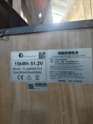 Felicity 15kwh 48v Lithium Ion Battery