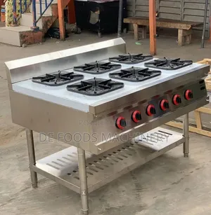 Commercial 6 Burner Cooker