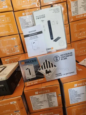 HICCES Alpha-I ESS 1kWh Solar Generator With 1 PCS 200W Solar Panel