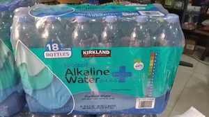 Kirkland Signature Alkaline Water 33.8 Fl Oz (Pack of 18)