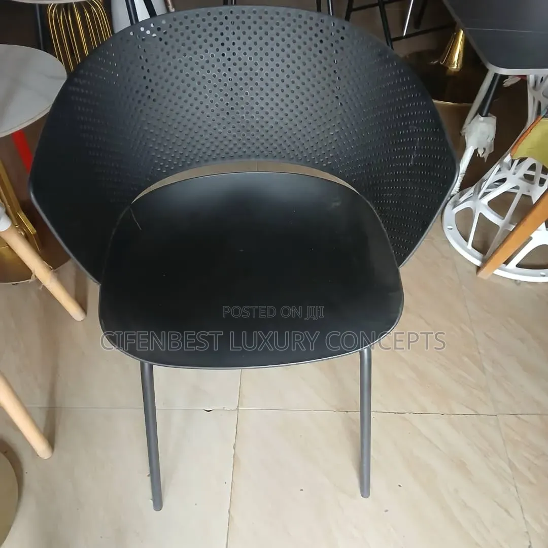 Restaurant Chair Luxury Thick Plastic Back