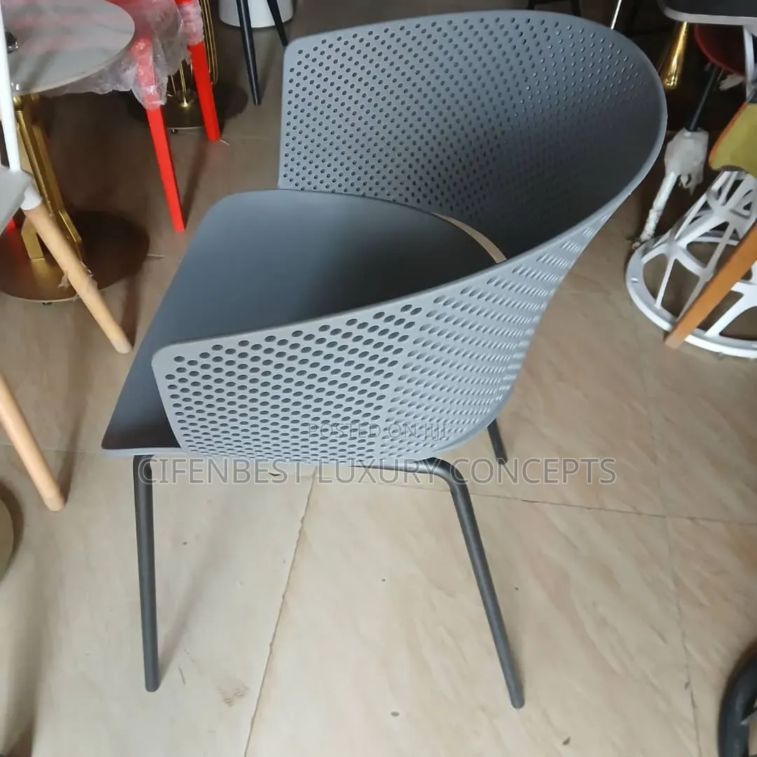 Restaurant Chair Luxury Thick Plastic Back