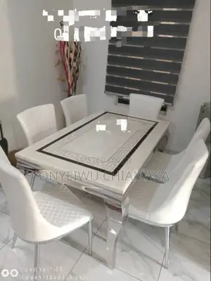 Modern Luxury 6-Seater Dining Table Set