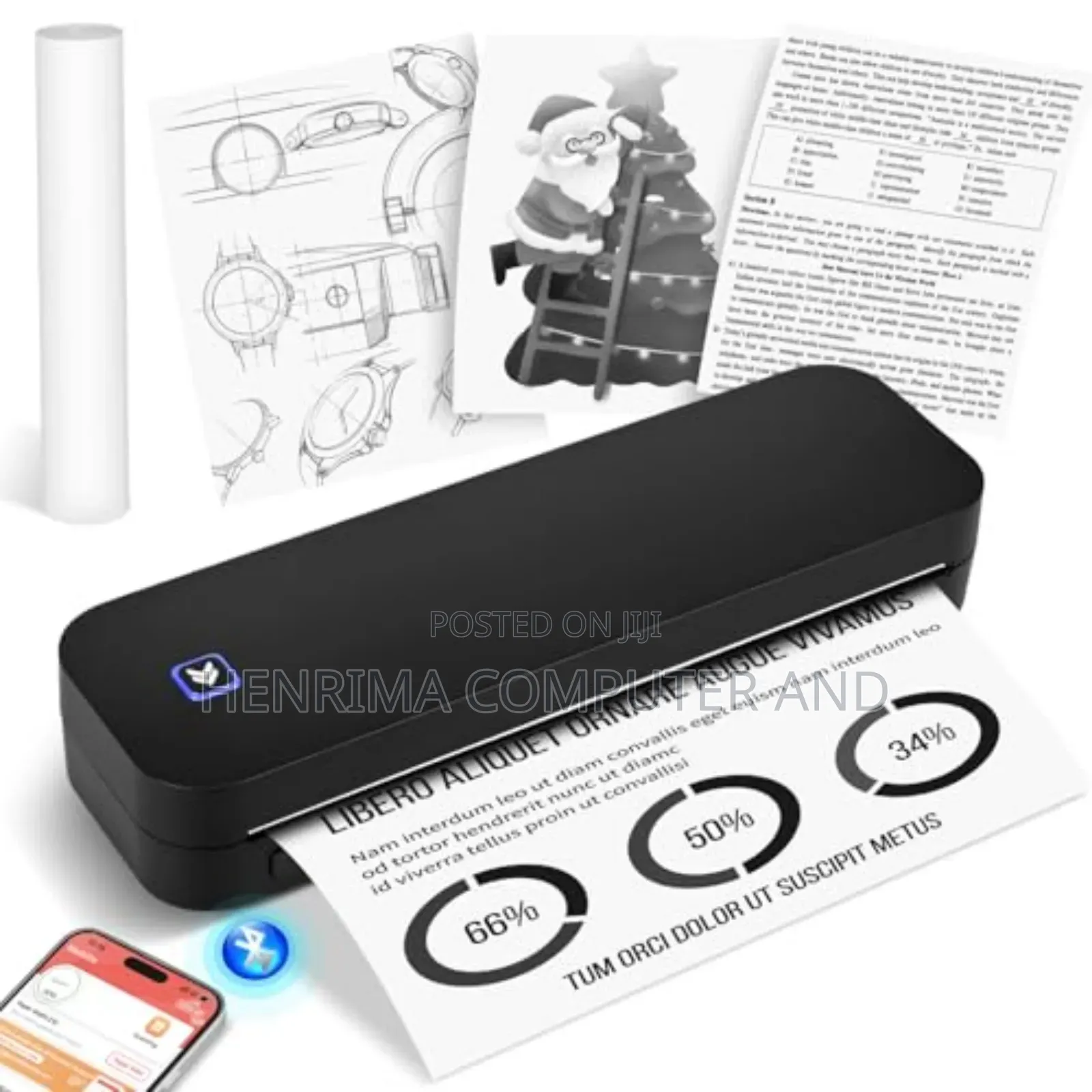 A4 Bluetooth Mobile Printer