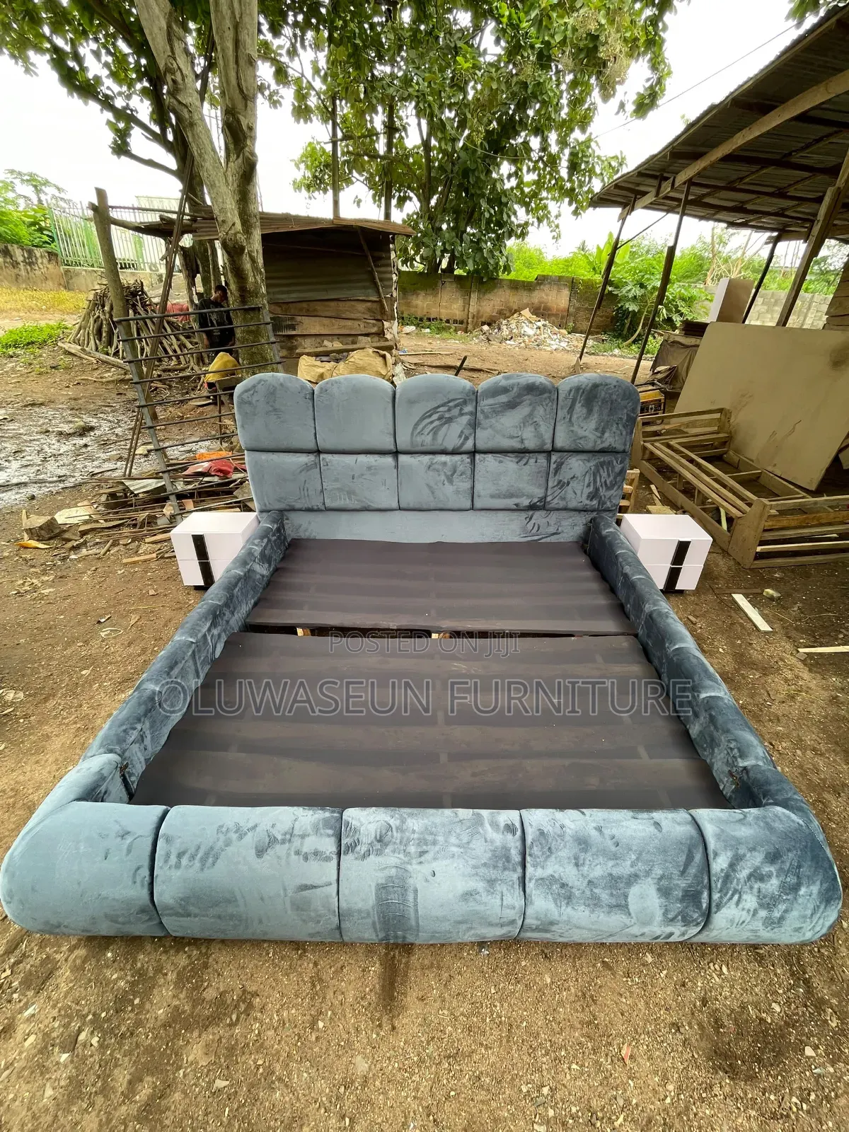 Bedframe With Two Bed
