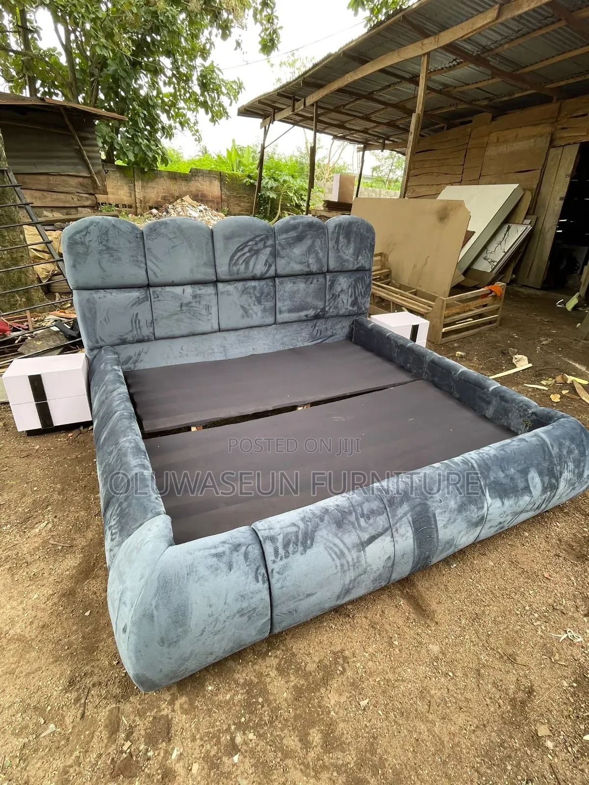 Bedframe With Two Bed