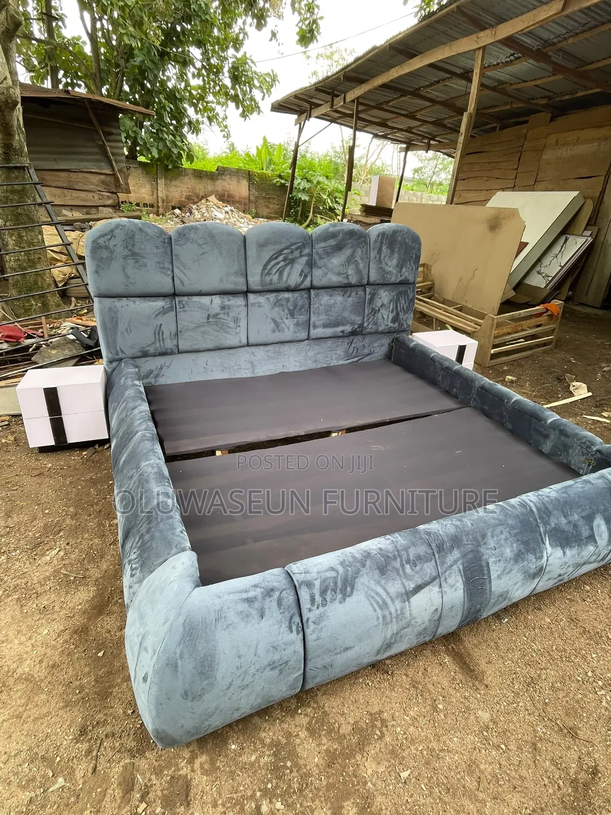 Bedframe With Two Bed