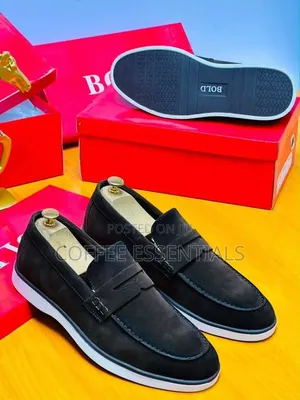 Bold Suede Penny Loafers