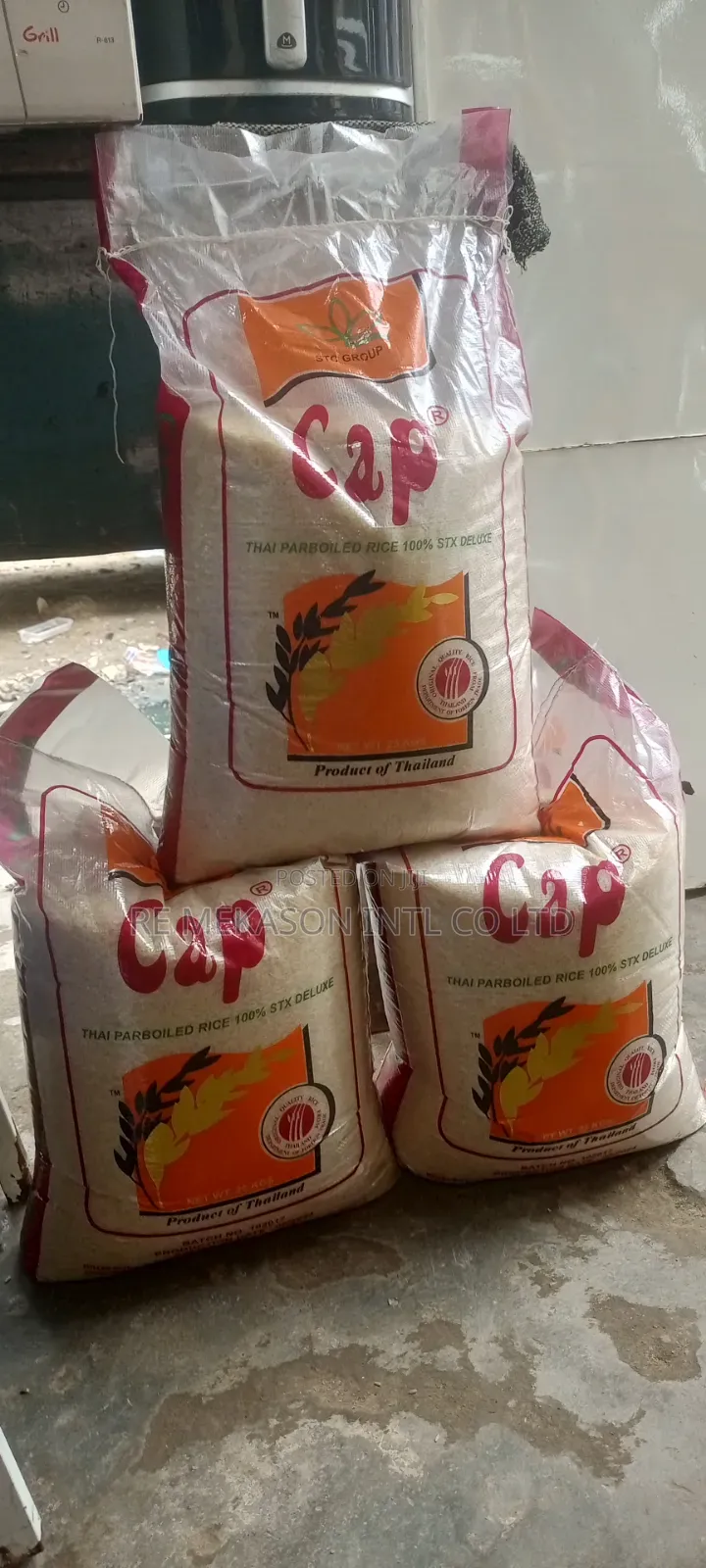 Original 25kg Cap Rice