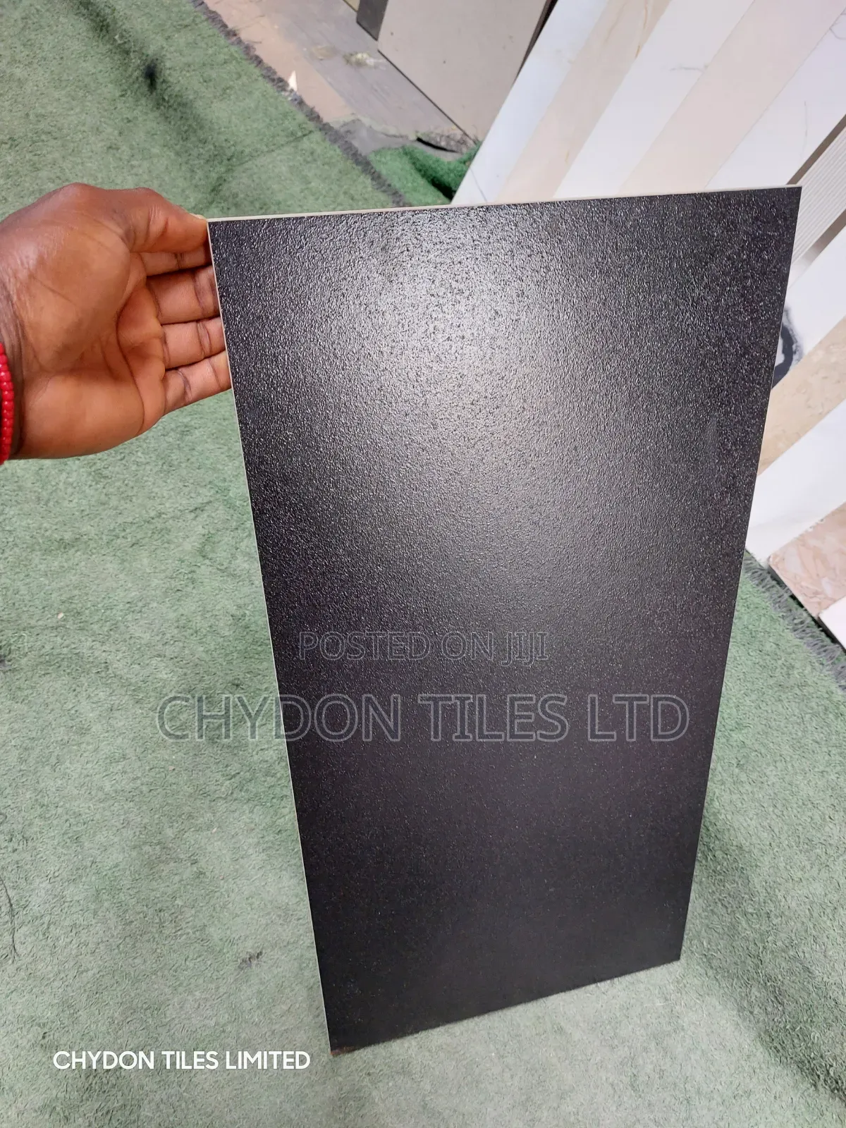 Plain Black Tiles 30by60 Matt