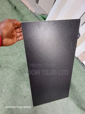 Plain Black Tiles 30by60 Matt