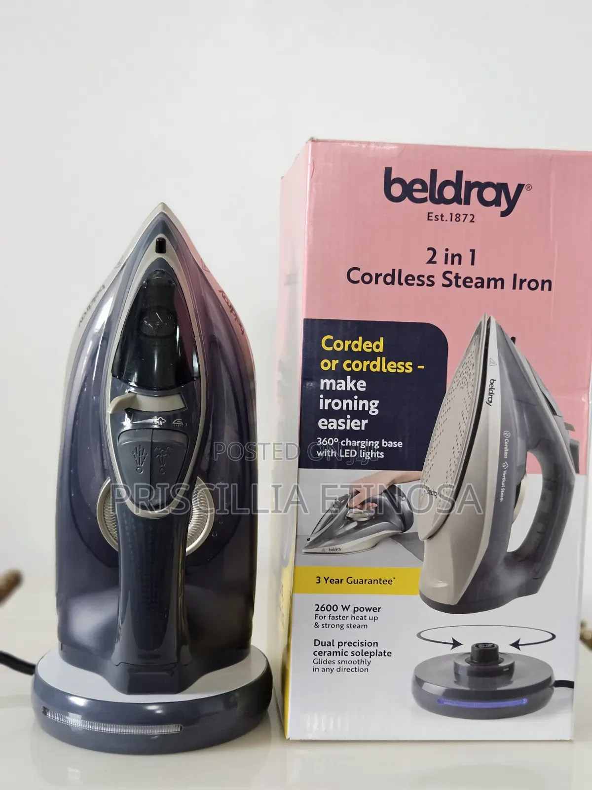 Beldray Cordless Steam Iron