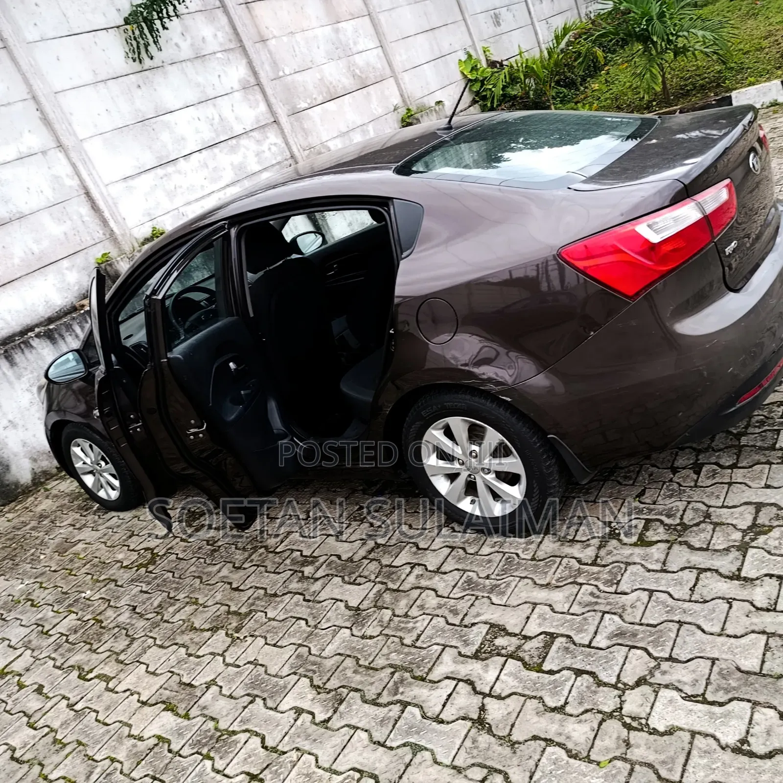 Kia Rio 2014 Brown