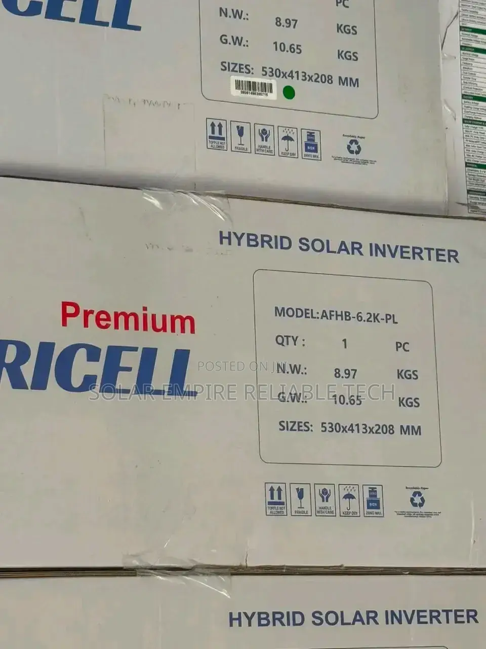 6.2kva 48v Africel Hybrid Solar Inverter