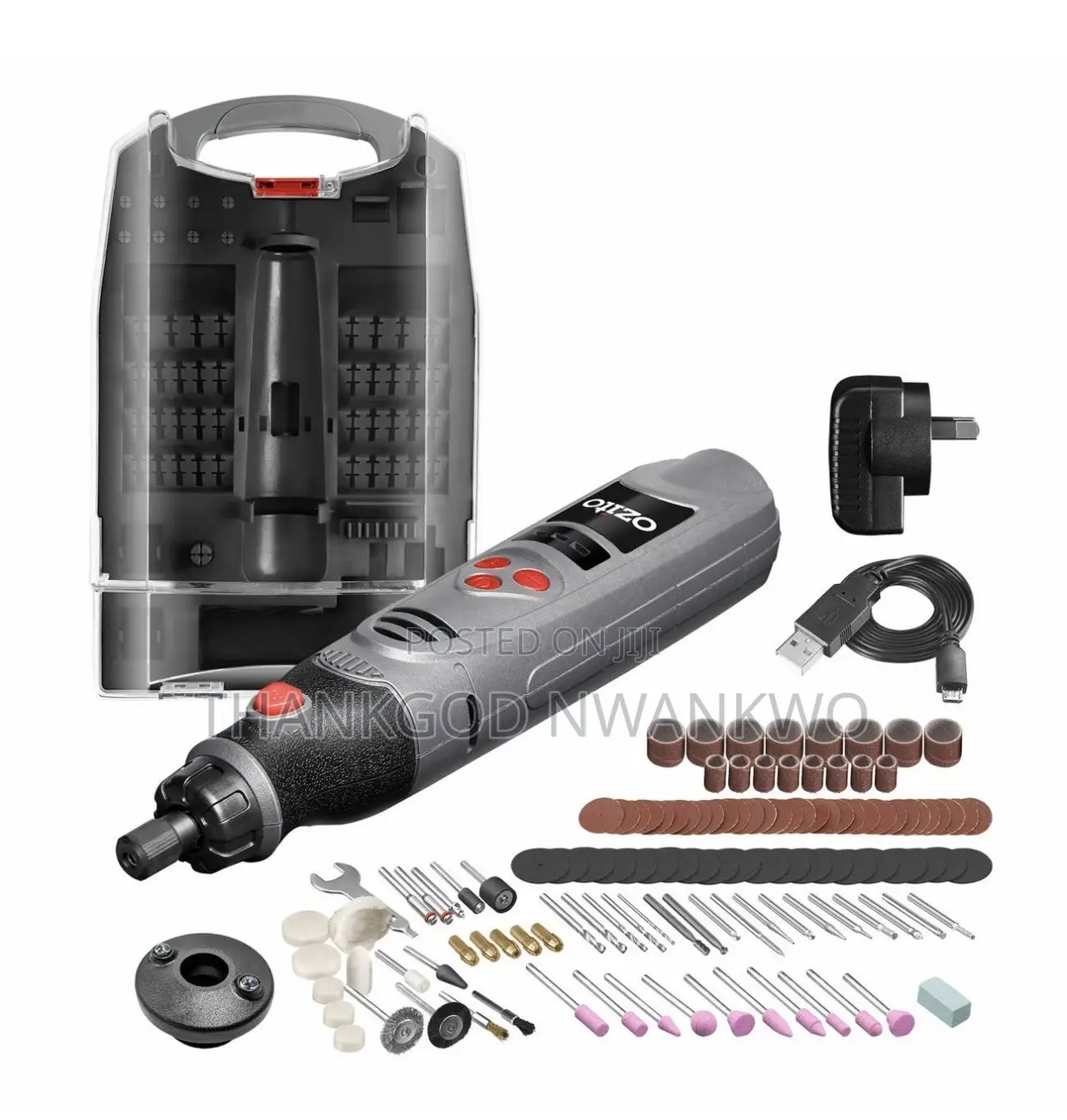 Ozito 3.6V 118 Piece Rotary Tool Set