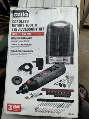 Ozito 3.6V 118 Piece Rotary Tool Set