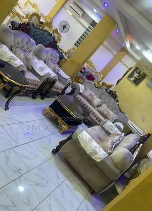 Royal Sofa Set by 7Seaters With Center Table and 2Side Stools